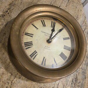 Timeworks Clock Panama Pacific Steamship Co. 8 Day * Parts Repair* Not working